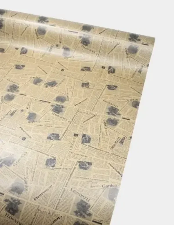 Papel kraft estampado periódico