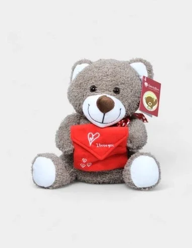 Peluche con sobre rojo