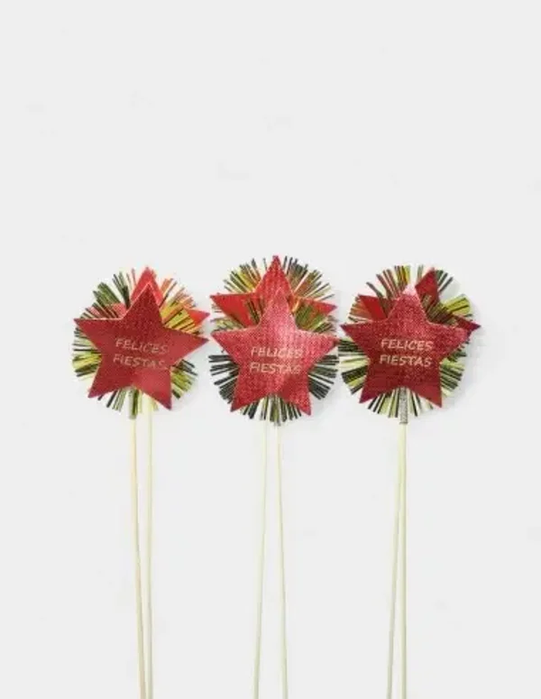 Pick estrella felices fiestas