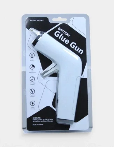 Pistola de pegamento a batería