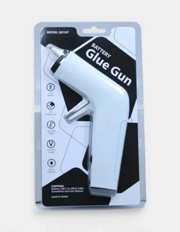Pistola de pegamento a batería