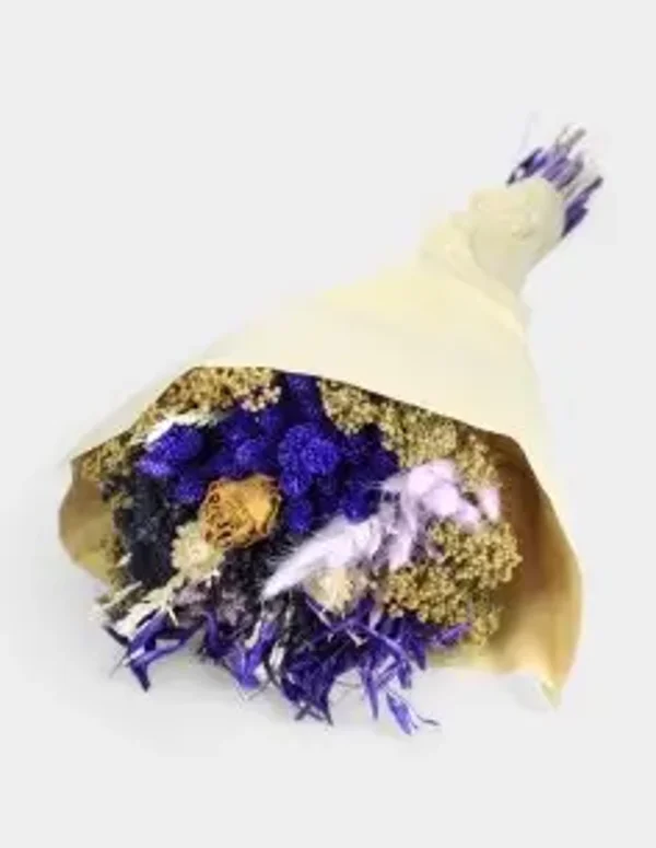 Bouquet seco redondo morado mod. B