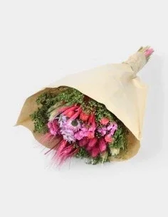 Bouquet seco redondo fuscia mod. B