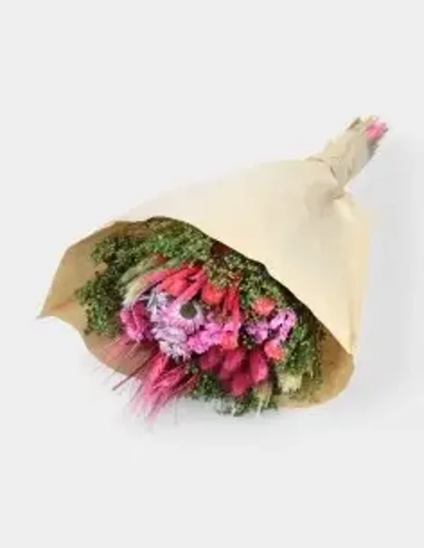 Bouquet seco redondo fuscia mod. B