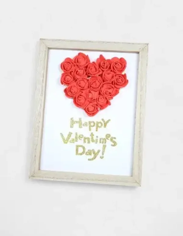 Marco Corazón foam Rojo Happy Valentines Day