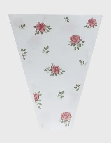 Bolsa Papel Kraft Flores