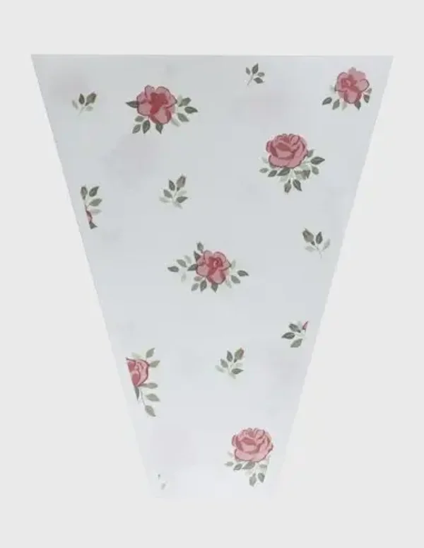 Bolsa Papel Kraft Flores