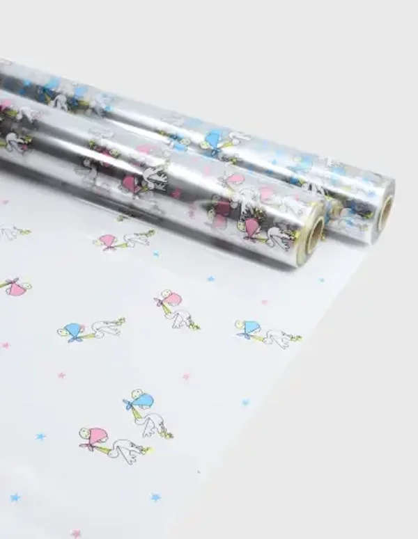 Rollo celofán transparente cigüeña