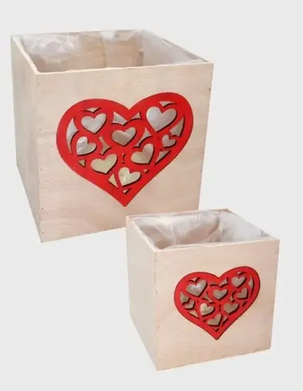 Caja Madera Romantic Set