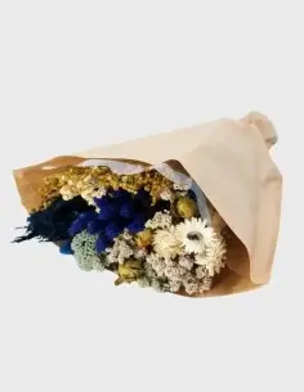 Bouquet seco redondo azul mod. B