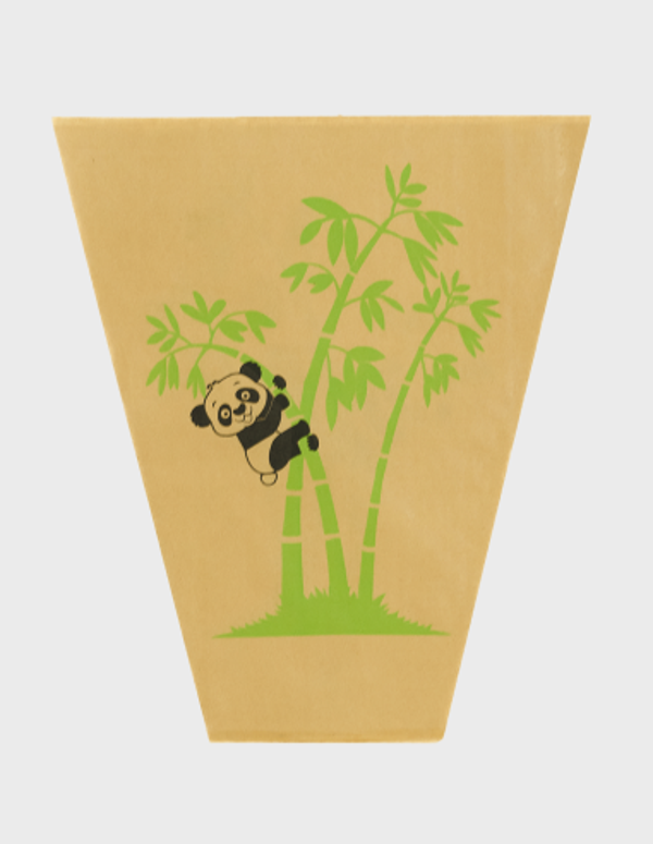 Bolsa de Bouquet Bambú Panda