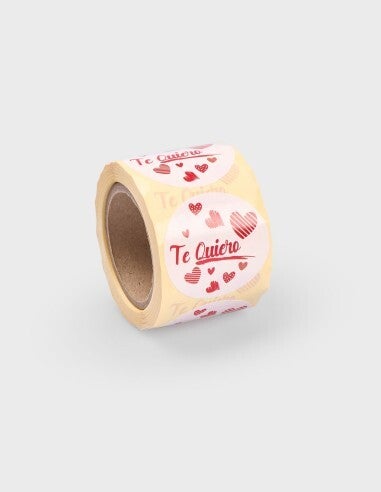 Etiquetas Adhesivas  Corazones Te Quiero