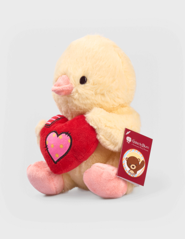 Peluche Patito corazón