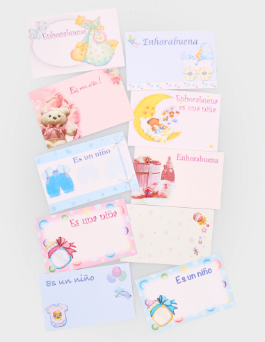 Tarjeta Brillo Modelo Bebé