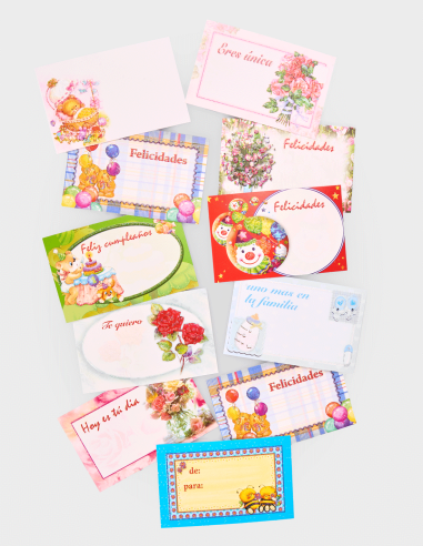Tarjetas Brillo Modelo Surtido 2