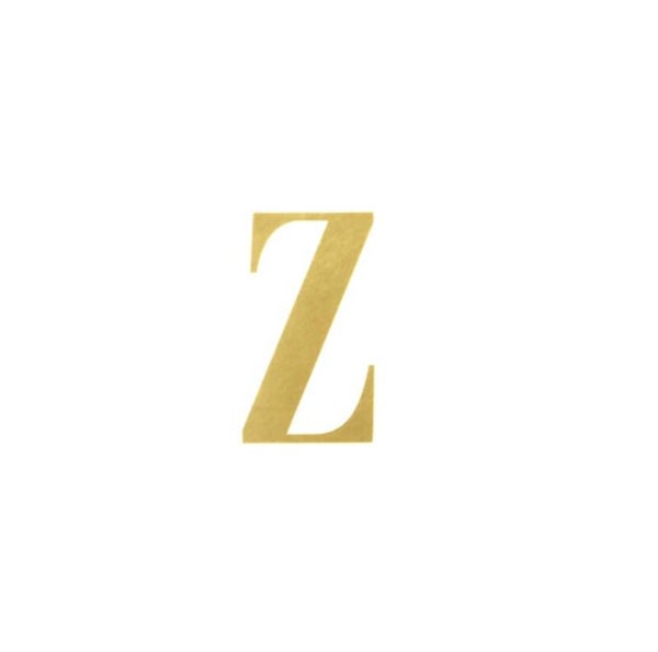 Letra adhesiva cinta corona Z