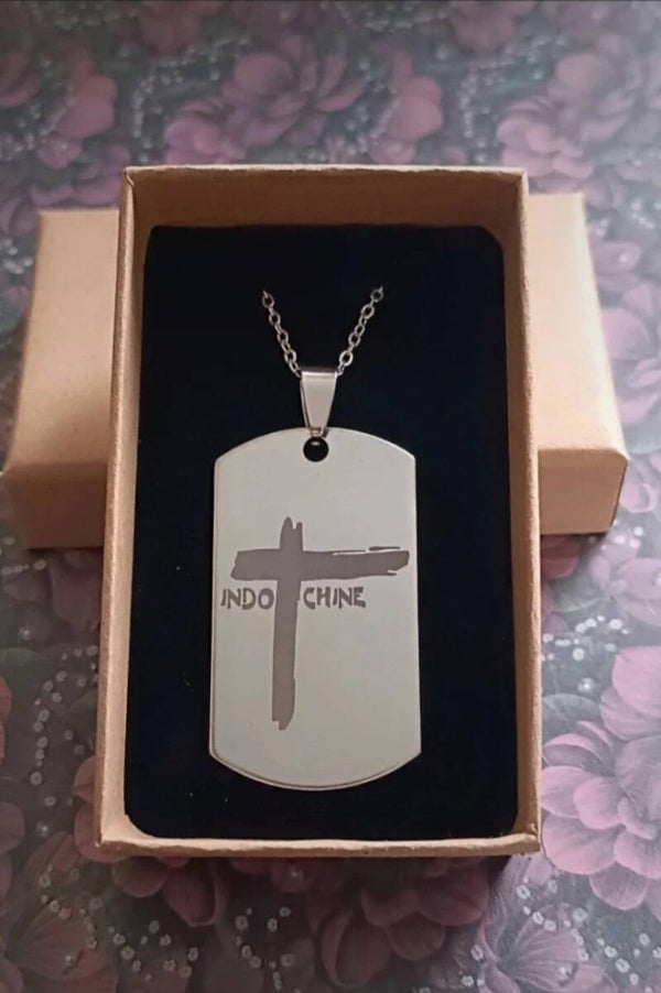 Collier Indochine en acier inoxydable