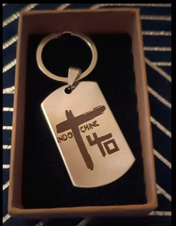 Porte clés Indochine 40 ans ✨