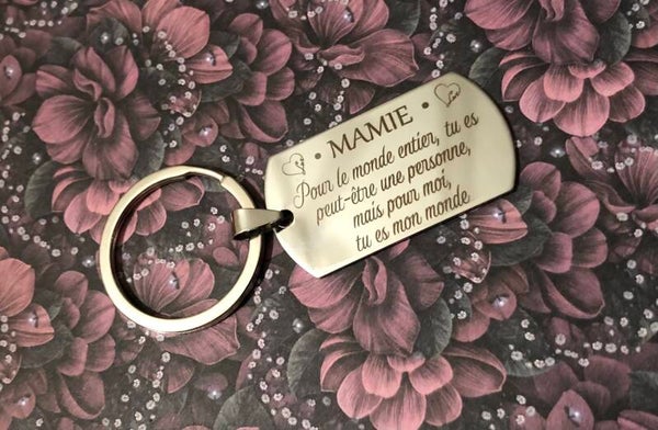 Porte clés mamie