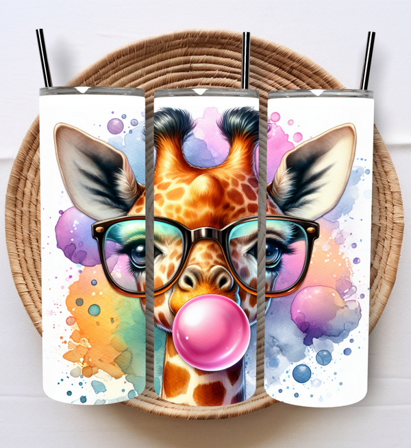 Thermobecher Giraffe mit Kaugummi