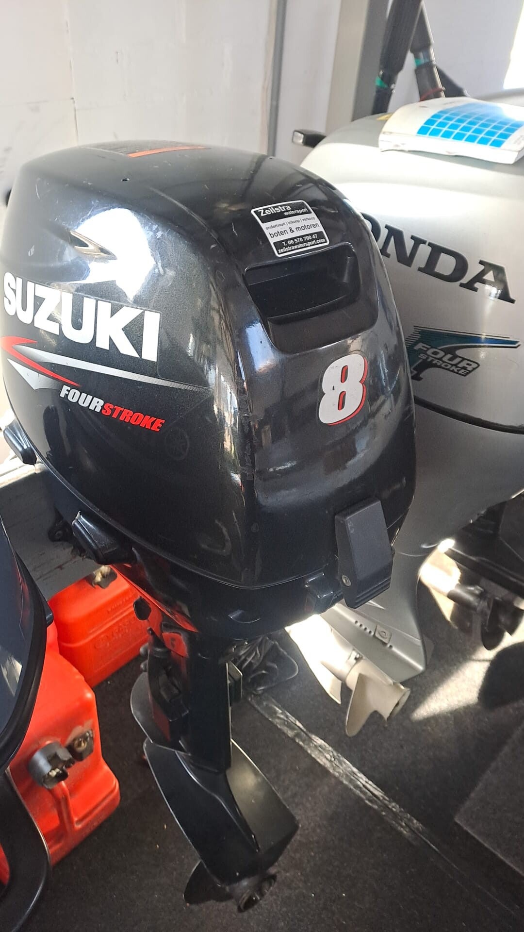 Suzuki 8 pk 4 takt op afstandbediening