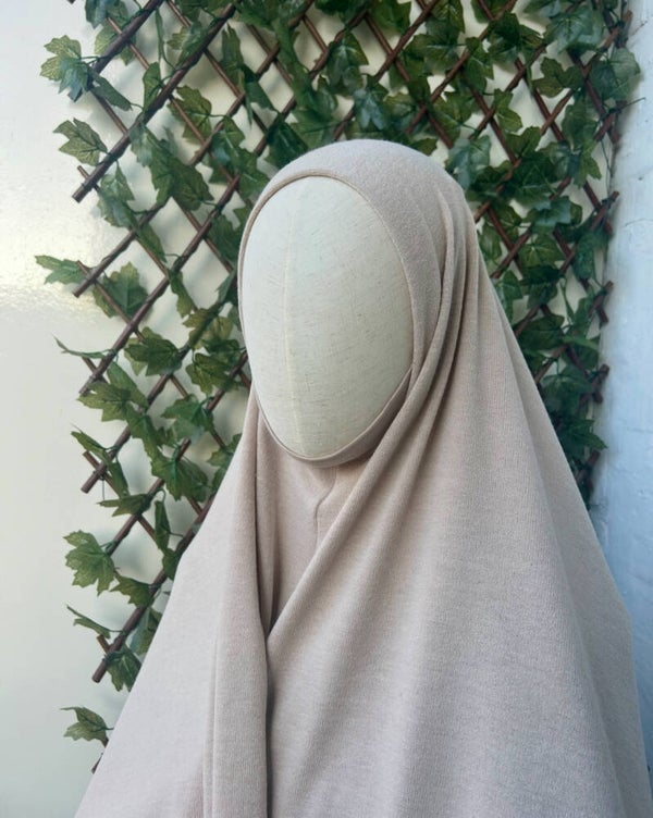 Winter Khimar Beige