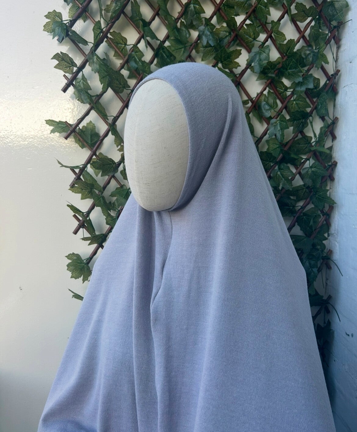 Winter Khimar Lichtgrijs