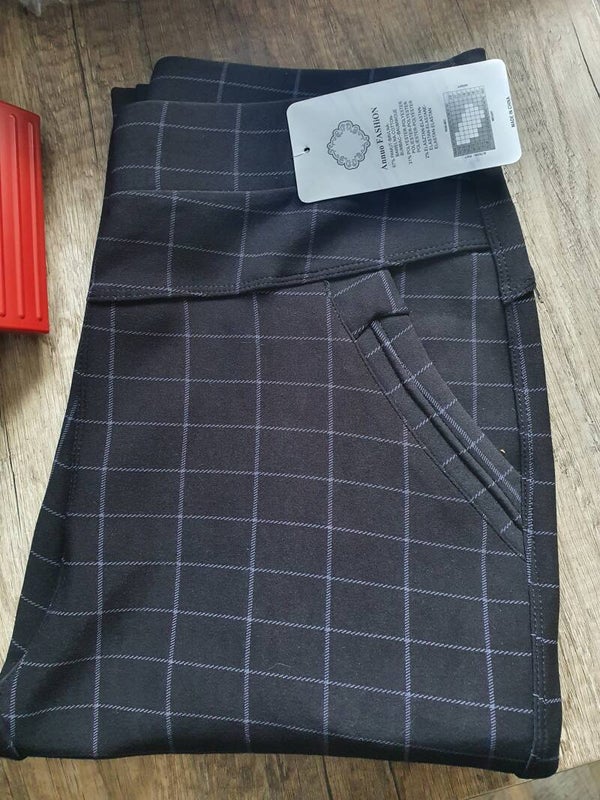 Comfortbroek blokje zwart