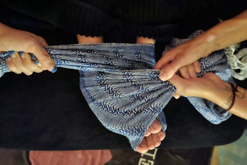 rebozo serrage bassin soin à 4 mains post-partum agen 47