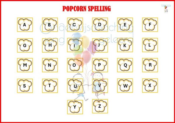 Popcorn spelling 🍿