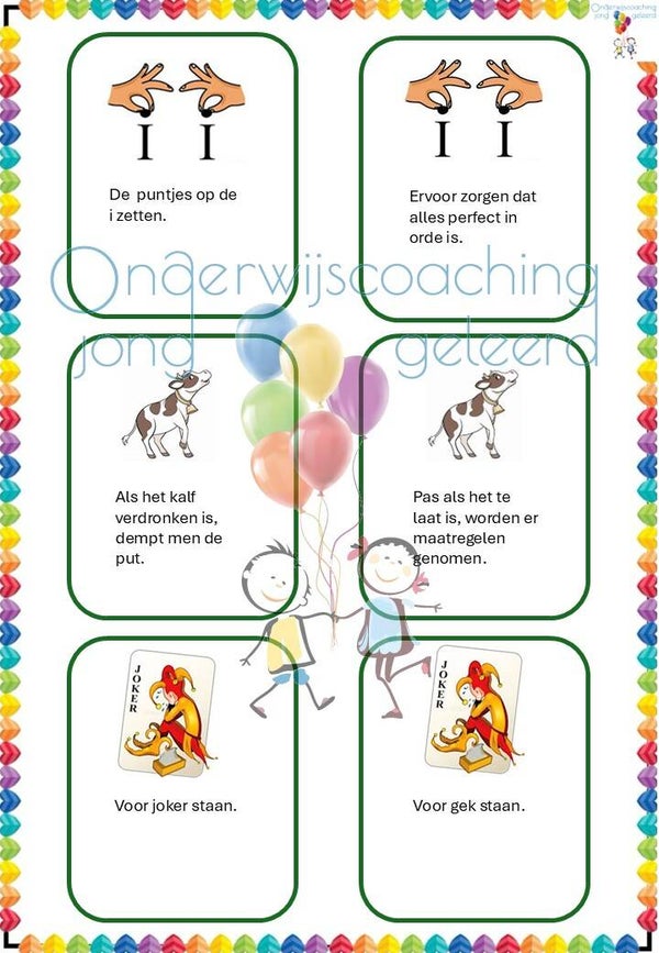 Spreekwoorden spel 🐱