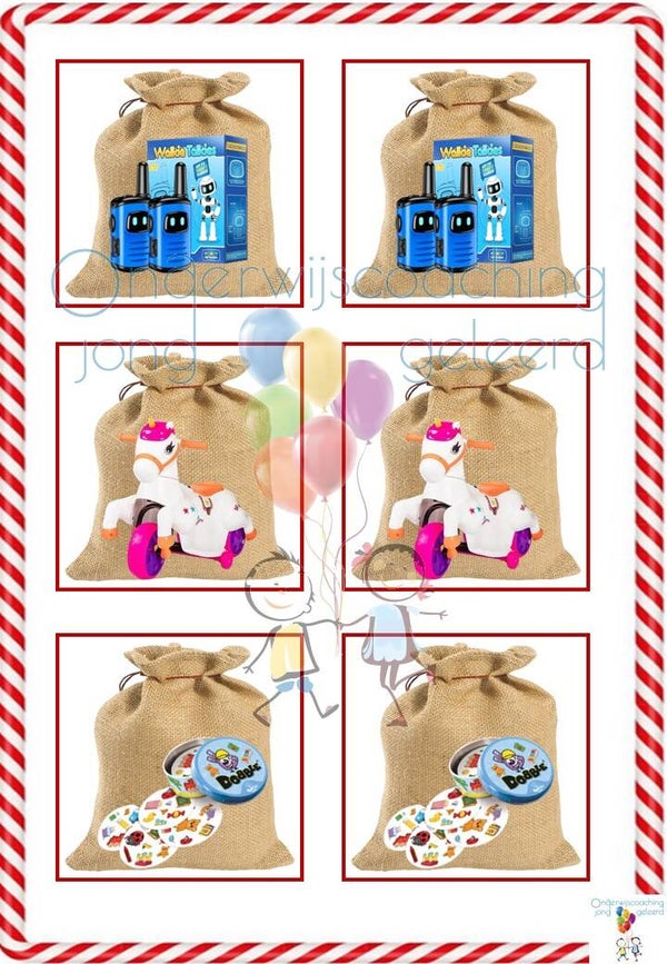 Memory Sinterklaas - welk cadeautje krijg jij ? 🎁