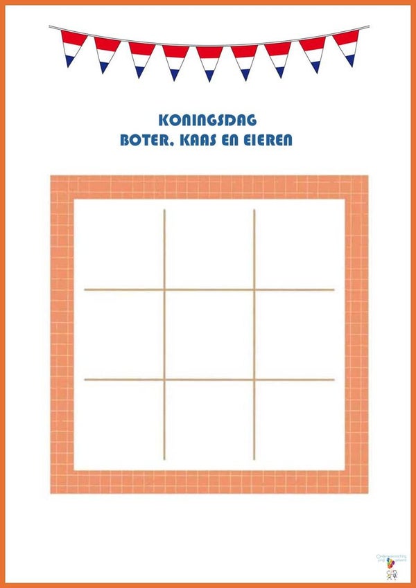 Koningsspelen/ Koningsdag - koninklijke boter, kaas en eieren 👑
