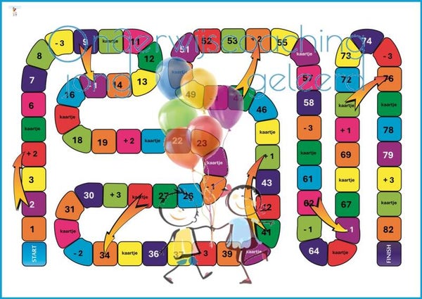Spelbord 'Ik reken me een breuk' 🧠