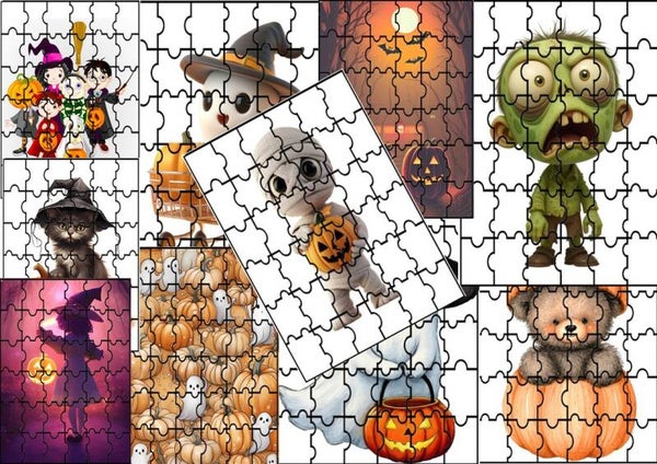 Halloween - 20 griezelig leuke puzzels! 👻