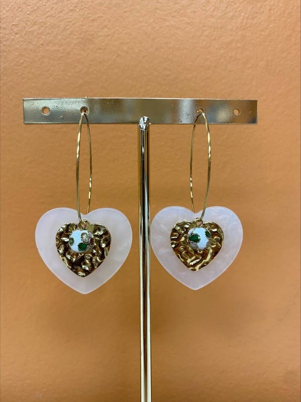 Boucle d'oreille Lova en Acier Inoxydable