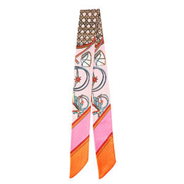 Sjaaltje vibe oranje/roze