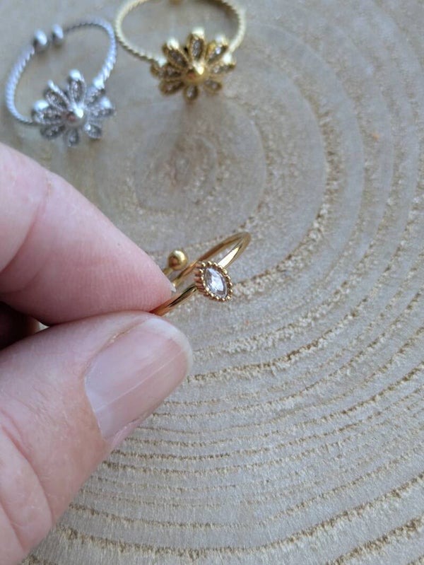 Horse eye spark ring