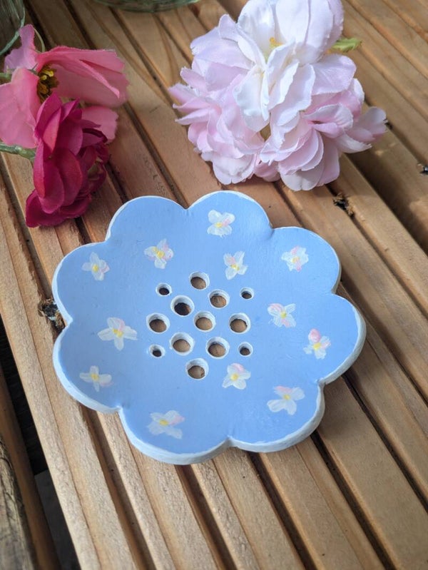 Bloemverdeel schaaltje Blossom blue