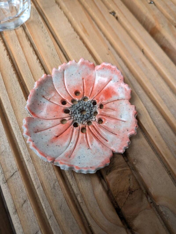 Polymeer Bloem verdeelschaaltje klein Poppy