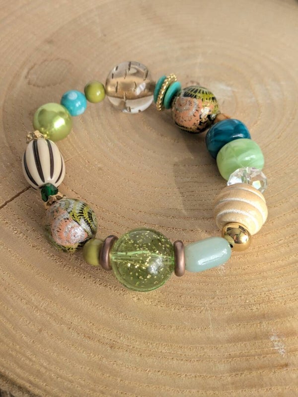 Vintage green armband