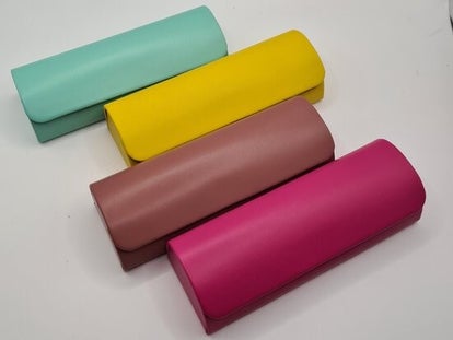 Zonnebrillen organizer groot - 2 stuks brillenkoker voor op reis - zwart - Eén maat Zonnebrillen organizer groot - 2 stuks brillenkoker voor op reis - zwart - Eén maat