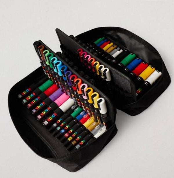 Posca Marker Case Assorted Colours Set of 64 Cass Art Exclusive