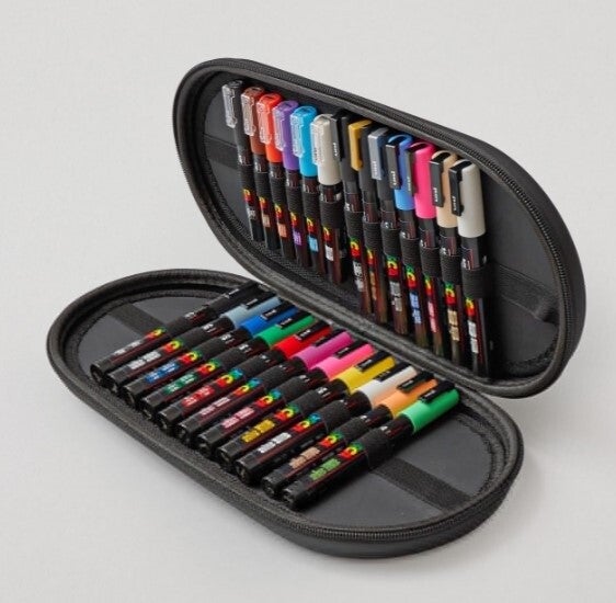 Posca Marker Case Assorted Colours Set of 24