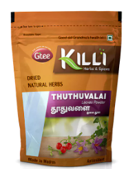 KILLI Thuthuvalai | Climbing Brinjal | Solanum trilobatum | Kantakari Leaves Powder, 100g