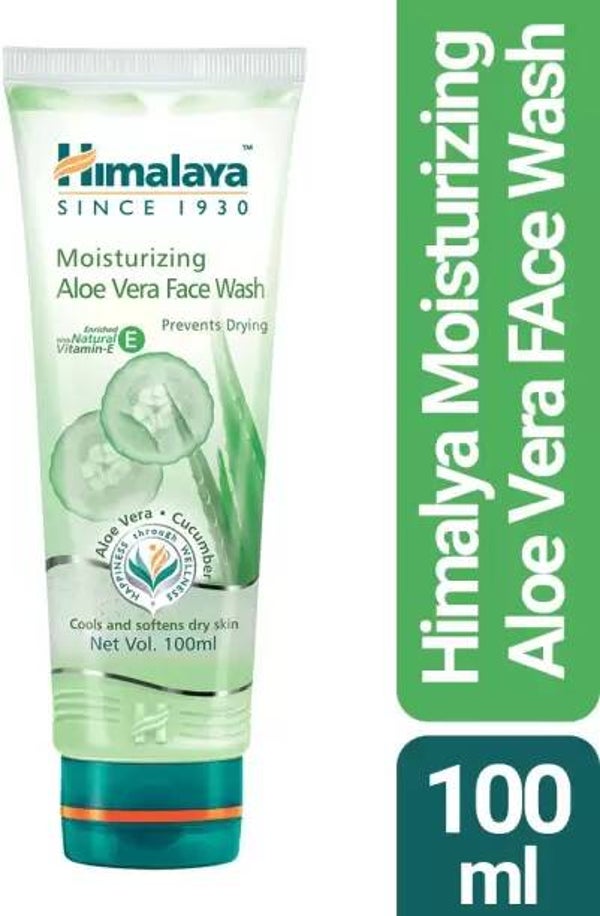 Himalaya Herbals Moisturizing Aloe Vera Face Wash,100ml