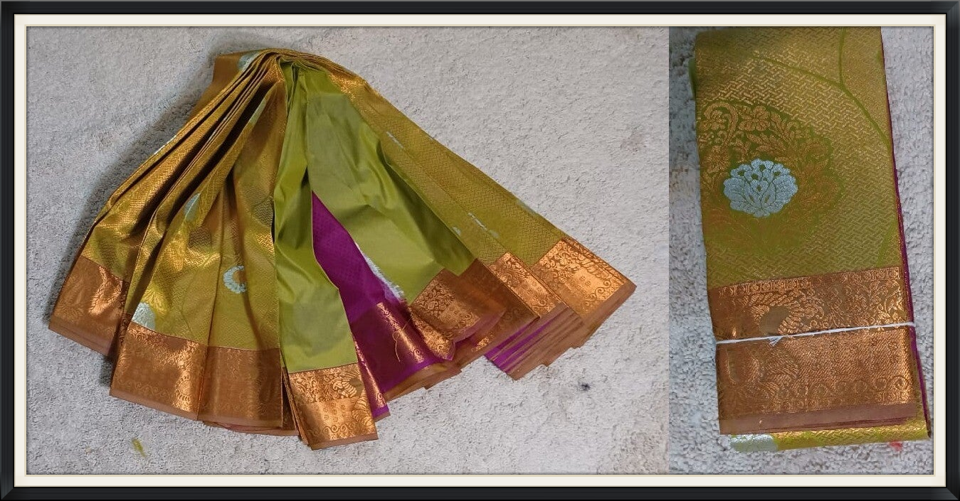 Wedding Reshma Semi Silk Saree Desi Shop USA KILLI Herbs, Yogi Tea