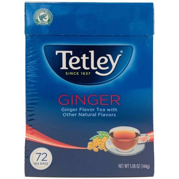 Tetley Ginger Tea Honey 72 Bags