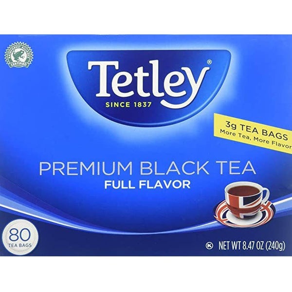Tetley Premium Black Tea 80 Bags - 240 Gms