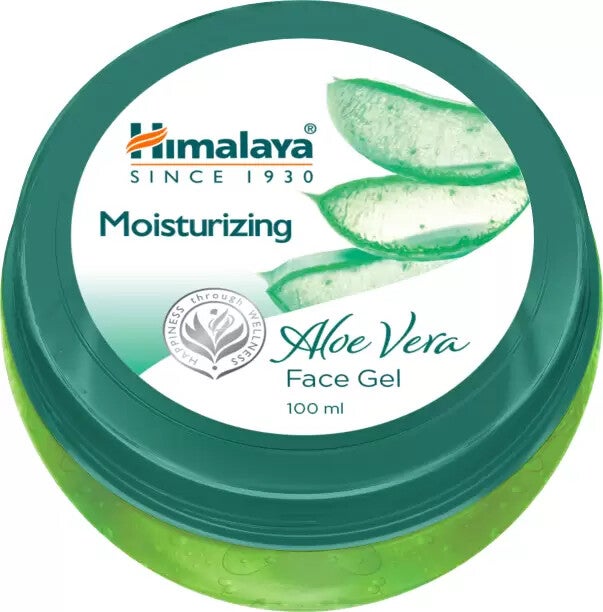 Himalaya Moisturising Aloe Vera Face Gel 100ML, Green